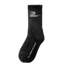 Quotation Socks (Black)